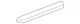 Genuine Mercedes-Benz Body Side Molding 212-690-34-62 Genuine Mercedes-Benz Body Side Molding 212-690-34-62