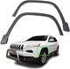 FITS FOR 2014-2018 JEEP CHEROKEE PAIR(2) FRONT LEFT & RIGHT FENDER FLARES SET FITS FOR 2014-2018 JEEP CHEROKEE PAIR(2) FRONT LEFT & RIGHT FENDER FLARES SET