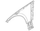 Genuine Land-Rover Fender LR091699 Genuine Land-Rover Fender LR091699
