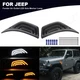 Smoked Lens White/Amber Sequential Blink LED Fender Flare Lights For Wrangler JL Smoked Lens White/Amber Sequential Blink LED Fender Flare Lights For Wrangler JL