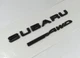 Subaru Legacy Impreza Crosstrek Symmetrical AWD Emblem Rear Trunk Black Badge