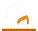 Chevrolet GM OEM-Front Fender Flare Wheel Well Molding Right 15944736 Chevrolet GM OEM-Front Fender Flare Wheel Well Molding Right 15944736