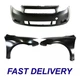 New Set of 3 Front Primed Bumper Cover Kit Fits 2005-2010 Scion tC New Set of 3 Front Primed Bumper Cover Kit Fits 2005-2010 Scion tC