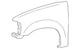 Genuine Ford Fender 2L3Z-16005-AA