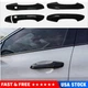 Gloss Black Door Handle Cover Trim Overlay Cap for 2021-2026 Kia K5 Sedan
