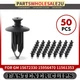 50Pcs 10.32mm Nylon Bumper Cover Trim Panel Retainer Fasteners for GM Screw-Type 50Pcs 10.32mm Nylon Bumper Cover Trim Panel Retainer Fasteners for GM Screw-Type