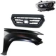 Front Grille Kit For 2018-2019 Toyota Tacoma SR Front Grille Kit For 2018-2019 Toyota Tacoma SR