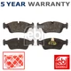 Febi Front Brake Pads Set Fits BMW 3 Series 1990-2007 Z4 2002-2009 Z3 1996-2003