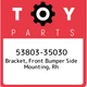 53803-35030 Toyota Bracket, front bumper side mounting, rh 5380335030, New Genui 53803-35030 Toyota Bracket, front bumper side mounting, rh 5380335030, New Genui