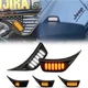 2x LED Switchback Front Fender Side Marker Lights For Jeep Wrangler Gladiator JT 2x LED Switchback Front Fender Side Marker Lights For Jeep Wrangler Gladiator JT