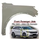 Front Fender Primed Steel RH Passenger Side For Kia Sorento 2021-2024 KI1241158 Front Fender Primed Steel RH Passenger Side For Kia Sorento 2021-2024 KI1241158