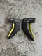 OEM Ford F-150 STX Fender Vent Emblems Pair - Custom Neon Yellow/Black - 21-24 OEM Ford F-150 STX Fender Vent Emblems Pair - Custom Neon Yellow/Black - 21-24