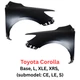 Toyota Corolla 2009-2013 Front Fender Set Driver & Passenger Side | Japan Built Toyota Corolla 2009-2013 Front Fender Set Driver & Passenger Side | Japan Built