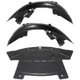 For Chrysler 300 05-10 Inner Fenders 3-pc Kit Engine Splash Shield Front For Chrysler 300 05-10 Inner Fenders 3-pc Kit Engine Splash Shield Front