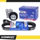 Serpentine Belt Drive Component Kit for Mazda 6 2003-2005 2.3L New