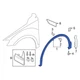 For Volkswagen Tiguan 22-24 Volkswagen Front Left Wheel Arch Molding