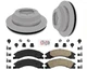 Rear Ceramic Pads & Coated Rotors FOR FORD E350 2008-2019 Dual Rear Wheel HD Rear Ceramic Pads & Coated Rotors FOR FORD E350 2008-2019 Dual Rear Wheel HD