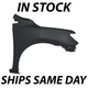 NEW Primered Steel Front RH Passenger Side Fender for 2016-2019 Nissan Sentra