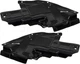 For 2010-2015 Mazda CX9 Front Lower Fender Liner Driver and Passenger Pair Inner For 2010-2015 Mazda CX9 Front Lower Fender Liner Driver and Passenger Pair Inner