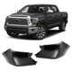 Front Fender Filler Compatible with 2014-2021 Toyota Tundra Painted Black Fen...