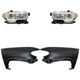 Headlight Kit Fits 2019-2023 Toyota Tacoma Driver & Passenger Side Assy Halogen