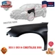 NEW FRONT DRIVER SIDE PRIMED STEEL FENDER FOR 2011-2014 CHRYSLER 200 CH1240274 NEW FRONT DRIVER SIDE PRIMED STEEL FENDER FOR 2011-2014 CHRYSLER 200 CH1240274