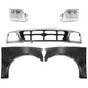 Grille Kit For 97-98 Ford F-150 Cross Bar with LH RH Fender with Wheel Arch Hole