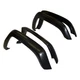 Crown 5FWK Fender Flare Kit; Incl. 4 Fender Flares And Hardware; Gloss Black; Crown 5FWK Fender Flare Kit; Incl. 4 Fender Flares And Hardware; Gloss Black;