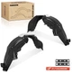 A-Premium 2pcs Front Inner Fender Liners with Insulation Foam for Toyota Sienna