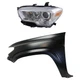 Fender Kit For Toyota Tacoma 2019-23 Front Driver Side Steel CAPA with Headlamp Fender Kit For Toyota Tacoma 2019-23 Front Driver Side Steel CAPA with Headlamp
