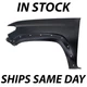 NEW Primered - Front LH Driver Side Fender for 2016-2023 Toyota Tacoma w/ Flares