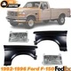 Front Fender + Headlight Kit  For Left & Right Side 92-96 Ford F-150 92-97 F-350