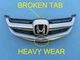05 06 07 08 ACURA RL FRONT UPPER TOP GRILLE WITH HONDA EMBLEM USED 05 06 07 08 ACURA RL FRONT UPPER TOP GRILLE WITH HONDA EMBLEM USED