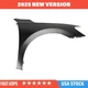 Front Fender Compatible with 2020-2021 Volkswagen Passat Passenger Side Front Fender Compatible with 2020-2021 Volkswagen Passat Passenger Side