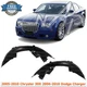 Fender Liner Set For 2005-2010 Chrysler 300 2006-2010 Dodge Charger Front 2Pcaku Fender Liner Set For 2005-2010 Chrysler 300 2006-2010 Dodge Charger Front 2Pcaku