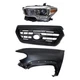 Grille For 2016-2017 Toyota Tacoma with Driver Side Fender and Headlight Kit