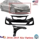 Fits Kia Optima 2014 2015 Front Bumper Cover & Right Side Fender Quarter Panel Fits Kia Optima 2014 2015 Front Bumper Cover & Right Side Fender Quarter Panel