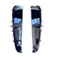 1 Pair Gloss Black Fender Grille Air Vents Trim For Porsche Panamera 2017-2023