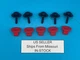 5x Nut Screw Set For 2010-2018 Ford Focus Escape Engine Shield Air Dam Deflector 5x Nut Screw Set For 2010-2018 Ford Focus Escape Engine Shield Air Dam Deflector