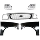 Grille Kit Fits 1997-1998 Ford F-150 with LH RH Fenders (with Wheel Arch Holes)