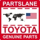 53805-08010 Toyota OEM Genuine LINER, FRONT FENDER, RH