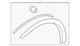 Genuine Mitsubishi Wheel Opening Molding 7407A302 Genuine Mitsubishi Wheel Opening Molding 7407A302