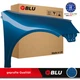 Fender for VW Golf V 5 LC5G right blue front painted hatchback galvanized Fender for VW Golf V 5 LC5G right blue front painted hatchback galvanized