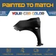 For 2014-2020 MITSUBISHI MIRAGE, Left Fender; w/SL Hole Painted to Match For 2014-2020 MITSUBISHI MIRAGE, Left Fender; w/SL Hole Painted to Match