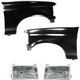 Auto Body Repair For 1992-1996 Ford F-150 Driver and Passenger Side Fender