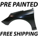 NEW Painted to Match - Front LH Driver Side Fender for 2015-2017 Hyundai Sonata NEW Painted to Match - Front LH Driver Side Fender for 2015-2017 Hyundai Sonata