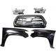 Grille For 2016-2017 Toyota Tacoma with Left and Right Fenders and Headlight Kit