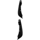 Front Bumper Cover Extensions for 2009-2014 Dodge Challenger; CAPA Certified Front Bumper Cover Extensions for 2009-2014 Dodge Challenger; CAPA Certified
