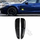 A Pair Bright Black Front Fender Trim Molding For Porsche Panamera 971 2017-20