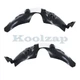 For 14-17 Equinox Front Splash Shield Inner Fender Liner Panel Plastic SET PAIR